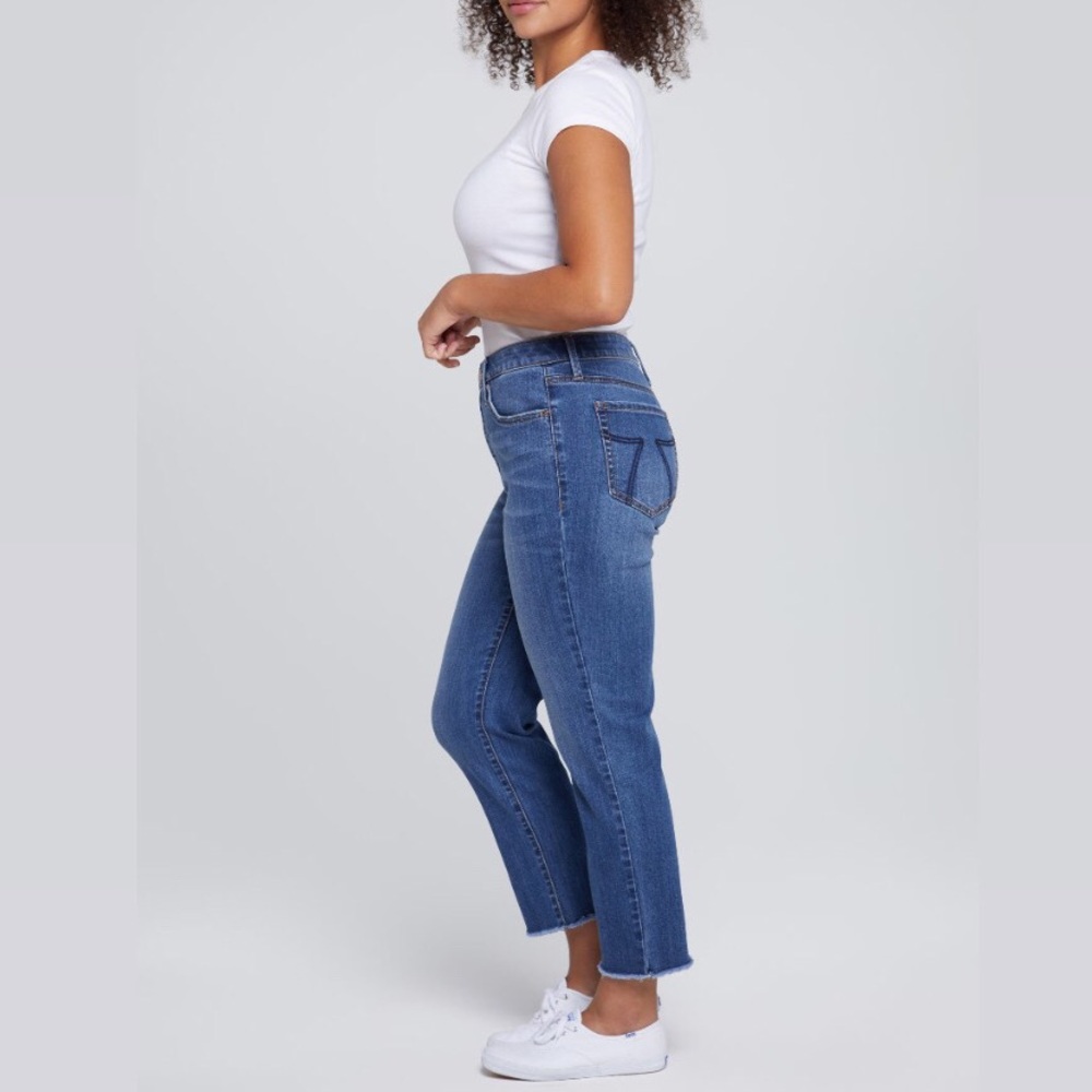 Seven7 HIGH RISE TOWER STRAIGHT JEAN